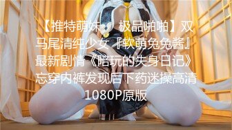 【推特萌妹❤️极品啪啪】双马尾清纯少女『软萌兔兔酱』最新剧情《陪玩的失身日记》忘穿内裤发现后下药迷操高清1080P原版