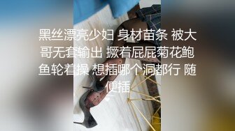 黑丝漂亮少妇 身材苗条 被大哥无套输出 撅着屁屁菊花鲍鱼轮着操 想插哪个洞都行 随便插