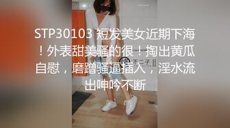 STP30103 短发美女近期下海！外表甜美骚的很！掏出黄瓜自慰，磨蹭骚逼插入，淫水流出呻吟不断