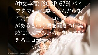 (中文字幕) [SCOP-679] バイブをマ●コに突っ込んだ状態で現れる超ドエロいデリヘルがあるという噂を聞きつけ実際に呼んでみたら、想像を超えるエロが目の前に広がっていた！！Part.4