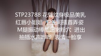 STP23788 花臂纹身极品美乳红唇小姐姐  卫生间搔首弄姿  M腿振动棒插超嫩粉穴  进出抽插水声哗哗  表情一脸享