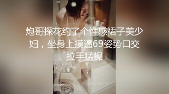 炮哥探花约了个性感裙子美少妇，坐身上摸逼69姿势口交拉手猛操