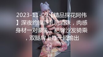 2023-11-09【精品探花阿伟】深夜约操巨乳陪酒妹，肉感身材一对豪乳，肥臀沙发骑乘，双腿肩上扛一顿输出