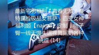 最新宅男福利！青春无敌！推特露脸极品女菩萨，百变女神福利姬【nainai】定制，桃子臀一线天馒头逼裸舞摇奶各种挑逗 (14)