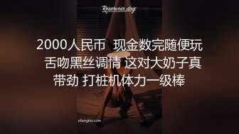 2000人民币  现金数完随便玩  舌吻黑丝调情 这对大奶子真带劲 打桩机体力一级棒