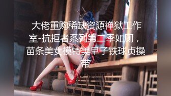  大佬重购稀缺资源禅狱工作室-抗拒者系列第二季如厕，苗条美女模特美早子铁球贞操带