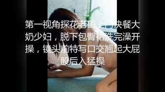 第一视角探花老哥上门快餐大奶少妇，脱下包臀裙洗完澡开操，镜头前特写口交翘起大屁股后入猛操