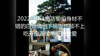 2022-10-1酒店偷拍身材不错的白领情侣下班饭也顾不上吃开房连续不停的做爱