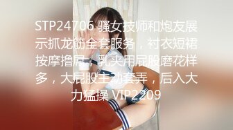 STP24706 骚女技师和炮友展示抓龙筋全套服务，衬衣短裙按摩撸屌，乳夹用屁股磨花样多，大屁股主动套弄，后入大力猛操 VIP2209